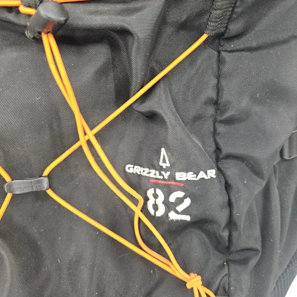JanSport Big Bear 82 internal frame hiking backpack black orange Gorpcore Gorp